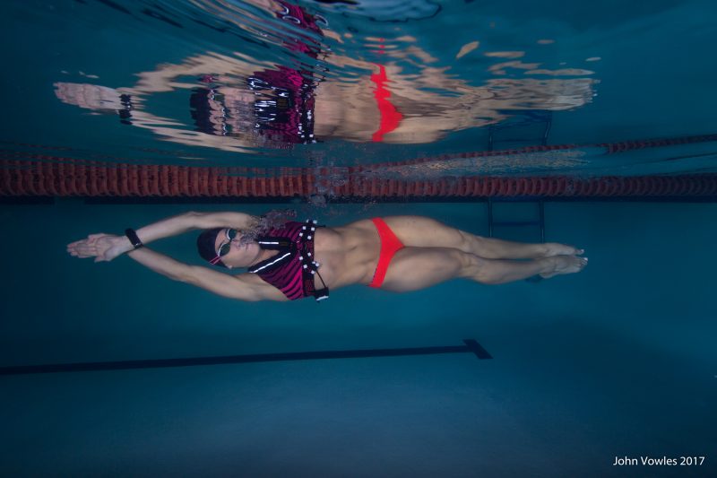 Pool fitness shoot with Sunelle Barnard