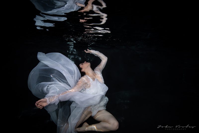 Underwater evening shoot with Cassey Smith