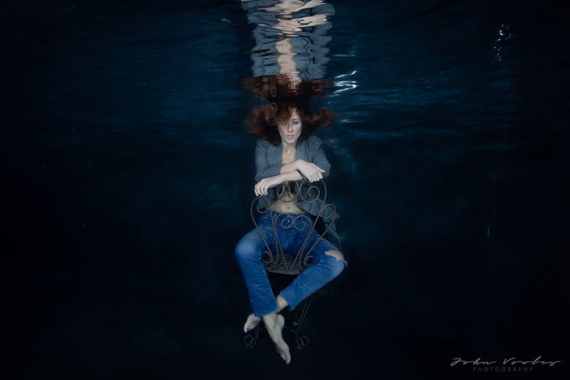 Underwater art with Rentia Weber