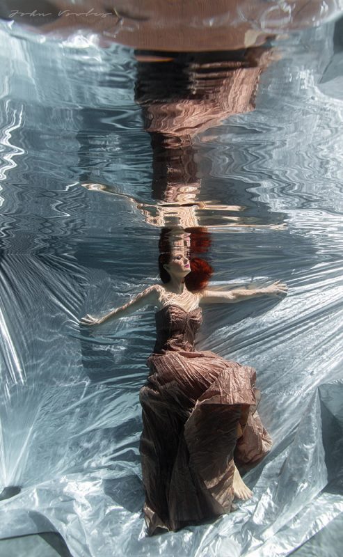 Underwater art with Megan