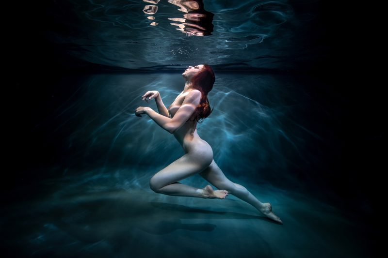 Underwater art nude